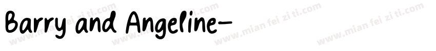 Barry and Angeline字体转换